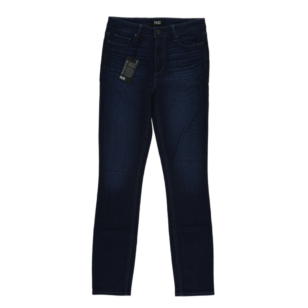 Paige Hoxton Skinny Jeans Women's Size 28 Dark Indigo High Rise Transcend